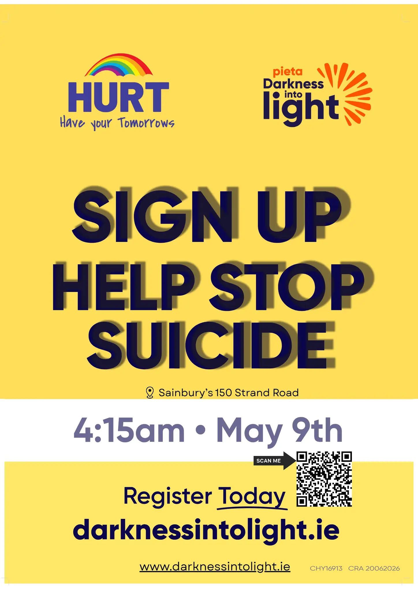 Darkness into Light 2026